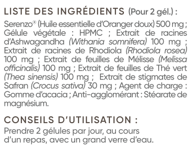 Stress - Anxiété - Peurs : Complément Alimentaire