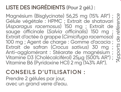 Ménopause : Complément Alimentaire